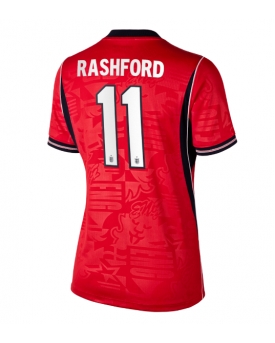 Billige Fotballdrakt England Marcus Rashford #11 Replika Bortedrakt Dame VM 2026 Kortermet Billige Fotballdrakt England Marcus Rashford #11 Replika Bortedrakt Dame VM 2026 Kortermet